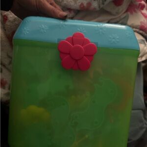 Kids Flower building set with storage box